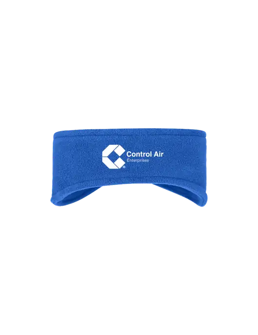 Royal Stretch Fleece Headband w/Control Air Enterprises Logo