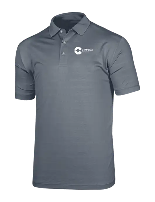 Callaway Vibrant Light Grey Ventilated Polo w/Control Air Enterprises Logo