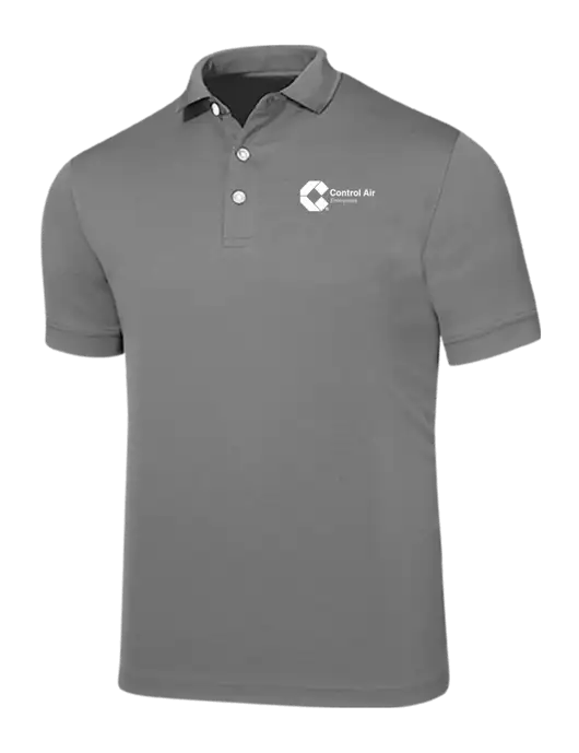 Callaway Ottoman Medium Grey Polo w/Control Air Enterprises Logo