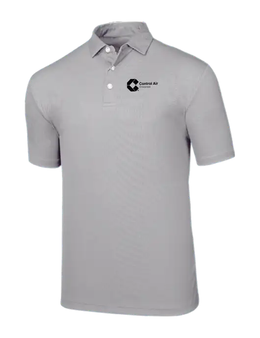 Callaway Birdseye Light Grey Polo w/Control Air Enterprises Logo