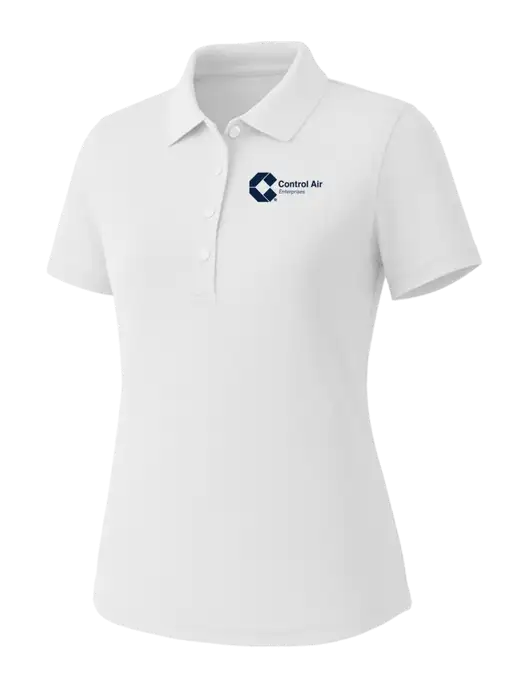 Callaway Womens Core Bright White Performance Polo w/Control Air Enterprises Logo