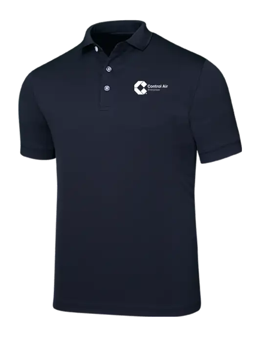 Callaway Ottoman Navy Polo w/Control Air Enterprises Logo