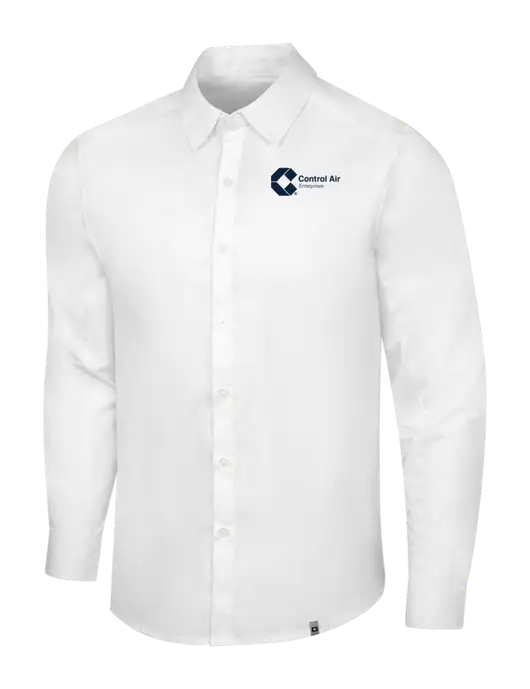 OGIO White Commuter Woven Shirt w/Control Air Enterprises Logo