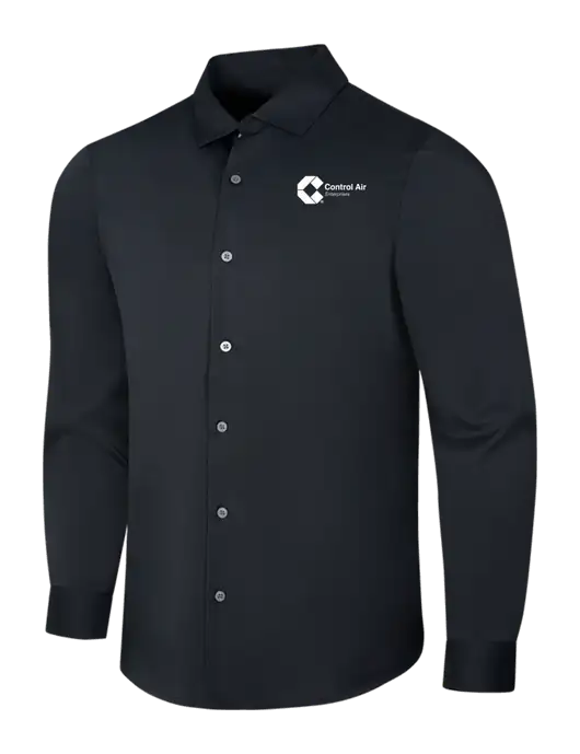 Black City Stretch Shirt w/Control Air Enterprises Logo