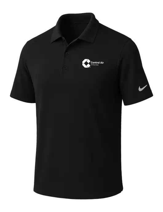 NIKE Black Dri-Fit Micro Pique Polo w/Control Air Enterprises Logo