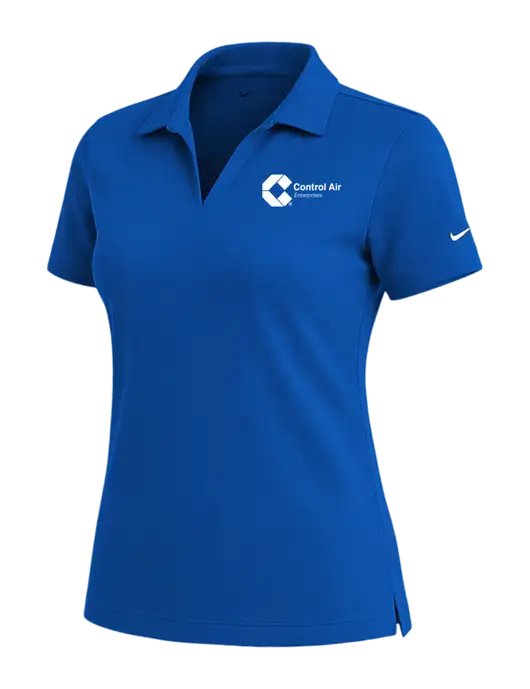 NIKE Royal Womens Dri-Fit Micro Pique Polo w/Control Air Enterprises Logo