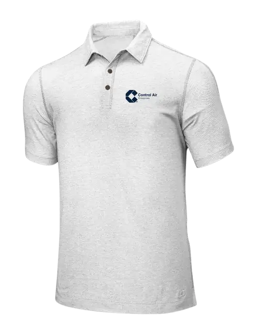 OGIO White ONYX Polo w/Control Air Enterprises Logo