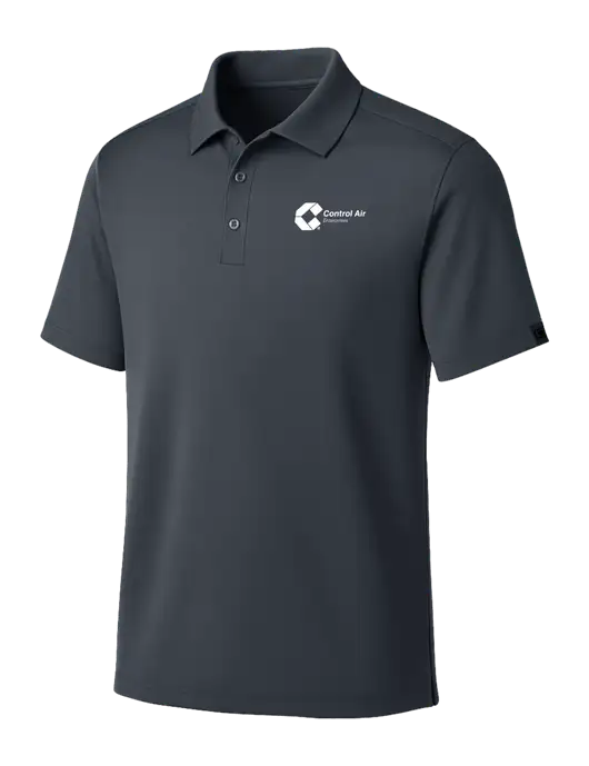 OGIO Dark Grey Framework Polo w/Control Air Enterprises Logo