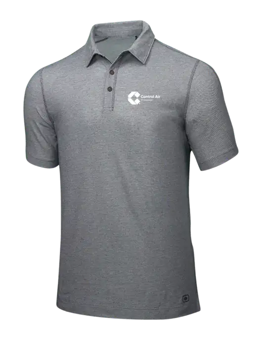 OGIO Medium Grey ONYX Polo w/Control Air Enterprises Logo