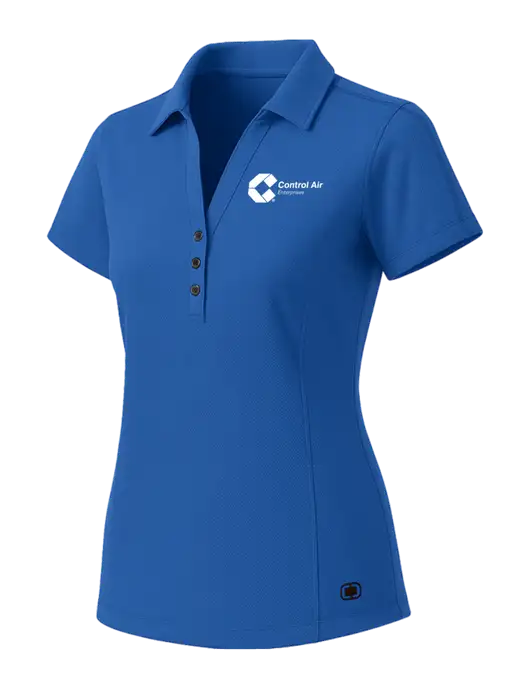 OGIO Womens Royal Blue ONYX Polo w/Control Air Enterprises Logo