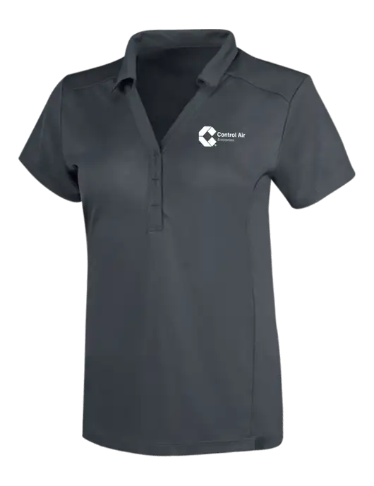 OGIO Dark Grey Womens Framework Polo w/Control Air Enterprises Logo