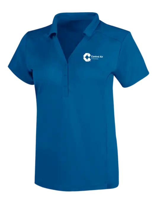 OGIO Royal Blue Womens Framework Polo w/Control Air Enterprises Logo
