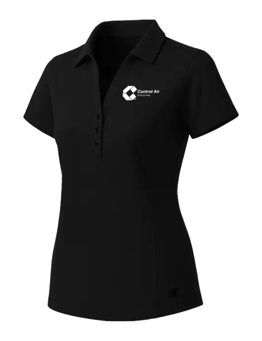 OGIO Womens Blacktop ONYX Polo w/Control Air Enterprises Logo
