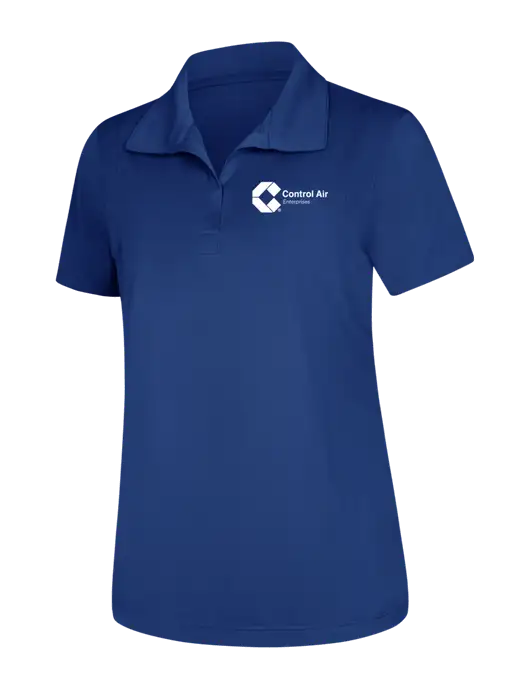 Womens Royal Micropique Sport-Wick Polo w/Control Air Enterprises Logo