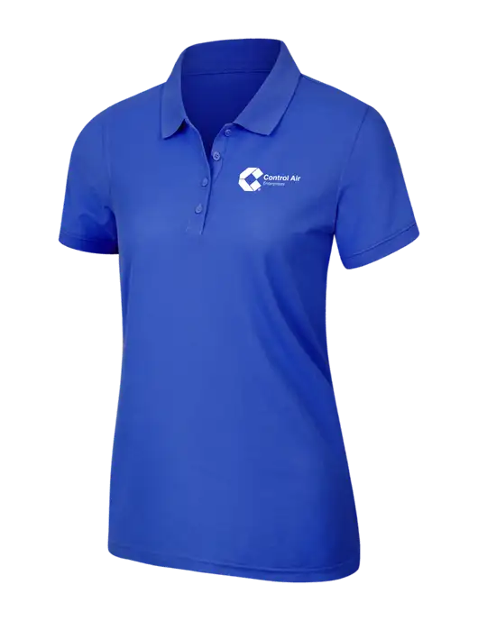 Dark Royal Womens Core Classic Pique Polo w/Control Air Enterprises Logo