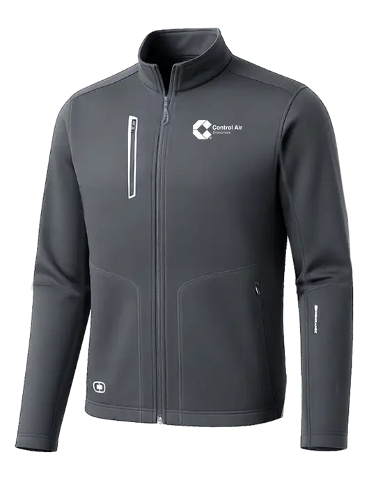 OGIO Dark Grey Endurance Fulcrum Full-Zip w/Control Air Enterprises Logo