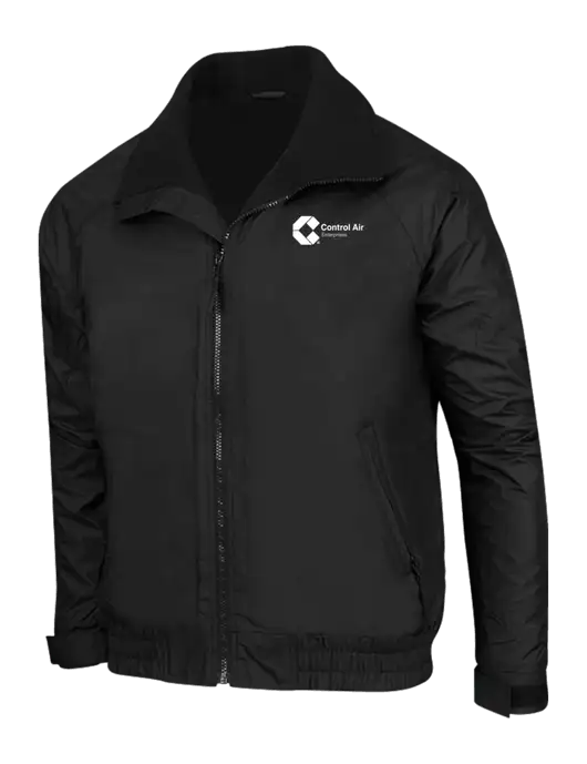 True Black/True Black Classic Competitor Jacket w/Control Air Enterprises Logo