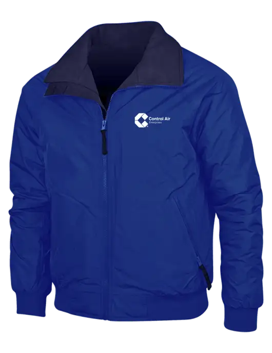 Dark Royal/Navy Classic Challenger Jacket w/Control Air Enterprises Logo