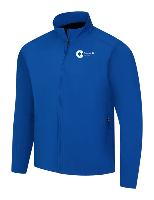 Dark Royal Core Soft Shell Jacket w/Control Air Enterprises Logo