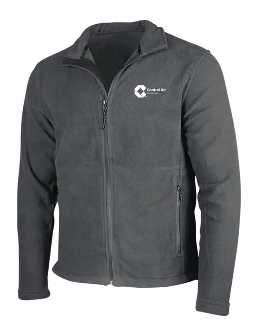 Dark Grey Fleece Jacket w/Control Air Enterprises Logo