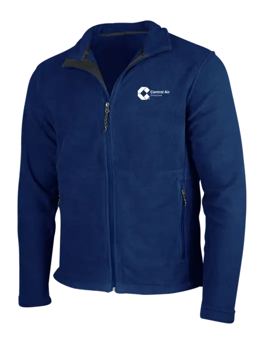 Navy Fleece Jacket w/Control Air Enterprises Logo