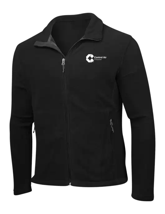 Black Fleece Jacket w/Control Air Enterprises Logo
