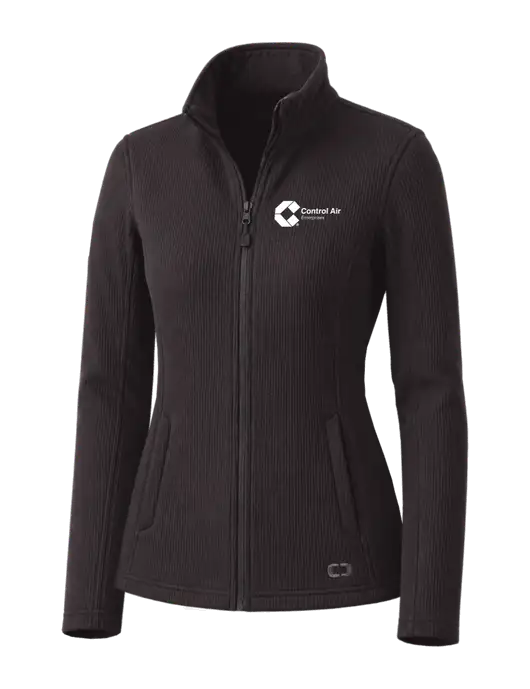 OGIO Blacktop Womens Grit Fleece Jacket w/Control Air Enterprises Logo