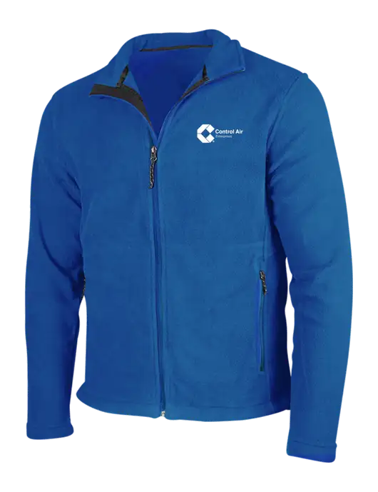 Dark Royal Fleece Jacket w/Control Air Enterprises Logo