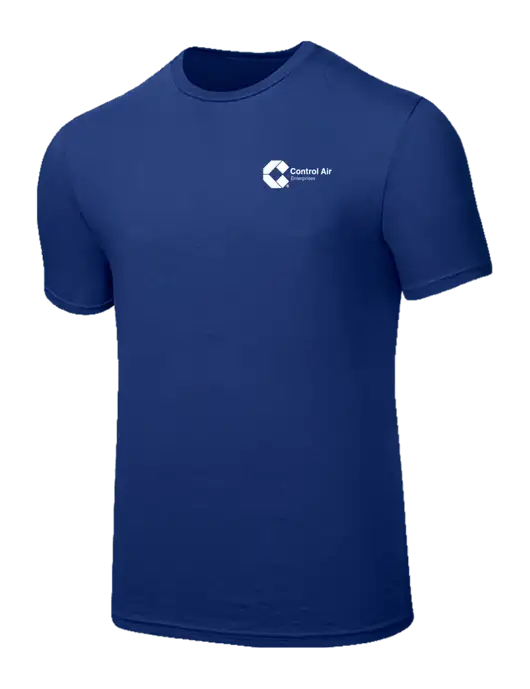 Seriously Soft Dark Royal T-Shirt w/Control Air Enterprises Logo