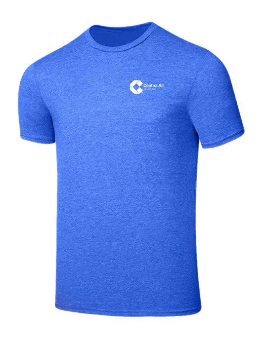 Seriously Soft Royal Frost T-Shirt w/Control Air Enterprises Logo