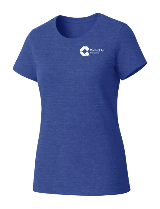 Womens Seriously Soft Royal Frost T-Shirt w/Control Air Enterprises Logo