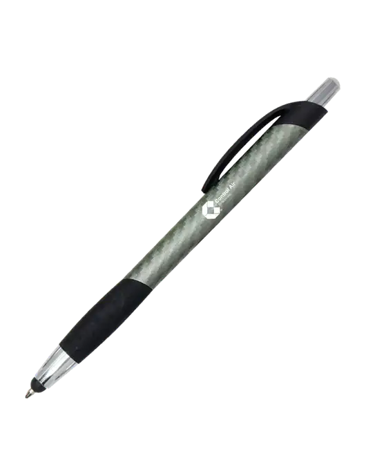 Sunray Gunmetal Stylus Pen w/Control Air Enterprises Logo