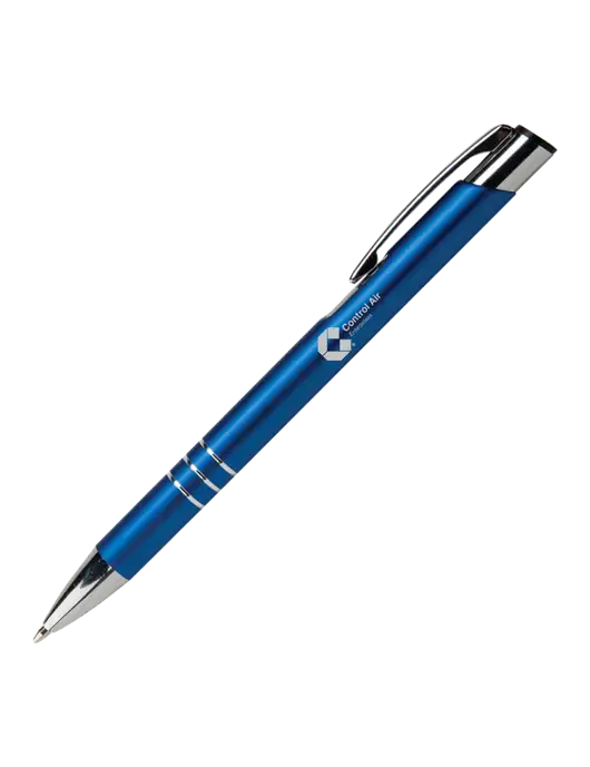 Laurent Blue Pen - Black Ink w/Control Air Enterprises Logo