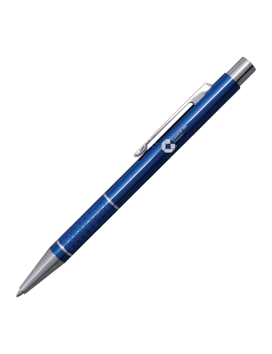 St George Blue Pen - Blue Ink w/Control Air Enterprises Logo