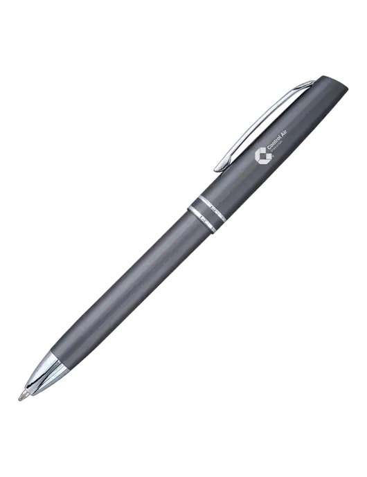 Gunmetal Anguilla Black Ink Pen w/Control Air Enterprises Logo