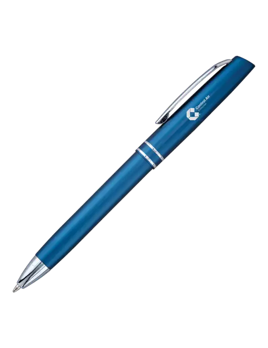Blue Anguilla Black Ink Pen w/Control Air Enterprises Logo
