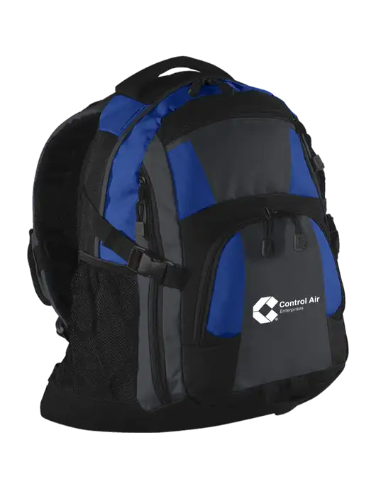 Urban Royal/Grey/Black Laptop Backpack w/Control Air Enterprises Logo