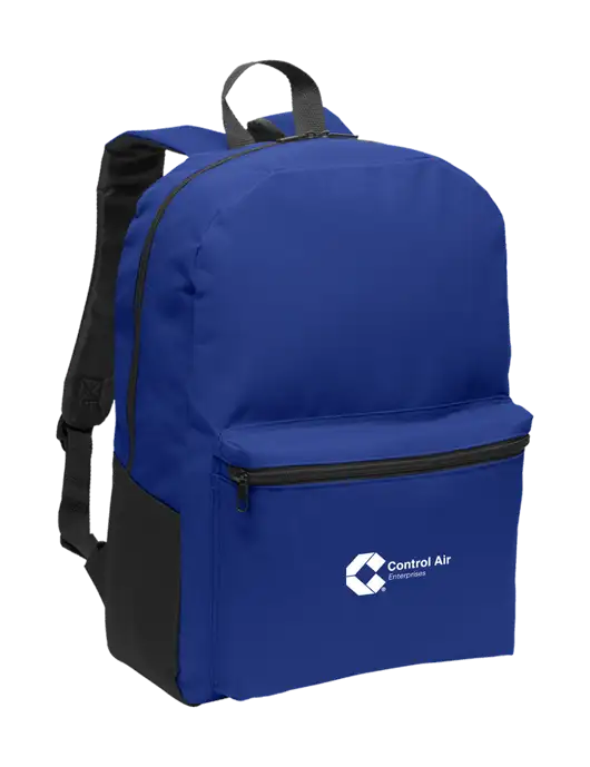 Casual Twilight Blue Lightweight Laptop Backpack w/Control Air Enterprises Logo