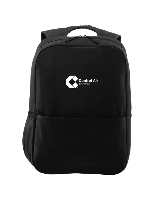 Access Square Laptop Black Backpack w/Control Air Enterprises Logo