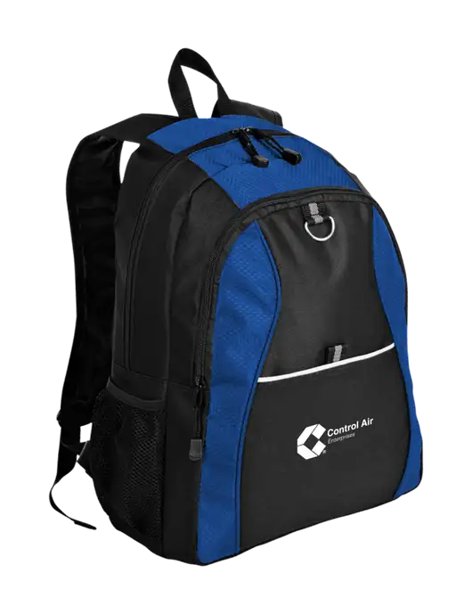 Honeycomb Twilight Blue/Black Backpack w/Control Air Enterprises Logo