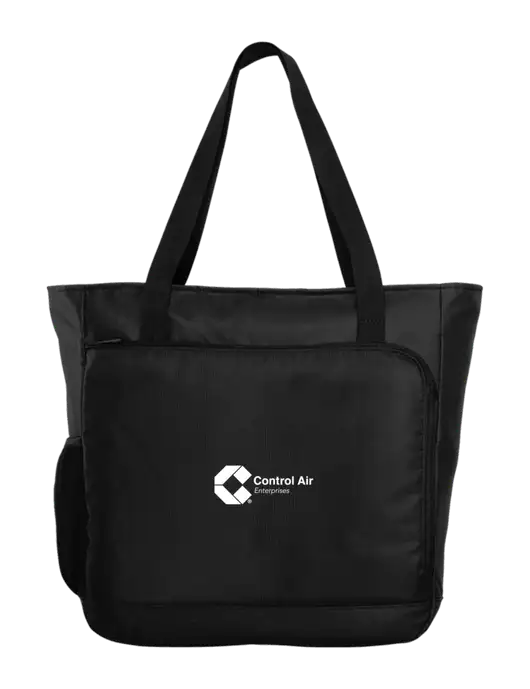 City Black Laptop Tote w/Control Air Enterprises Logo