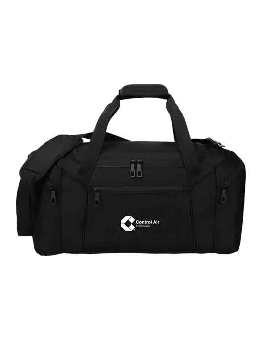 Slim & Lite Black Duffel    w/Control Air Enterprises Logo
