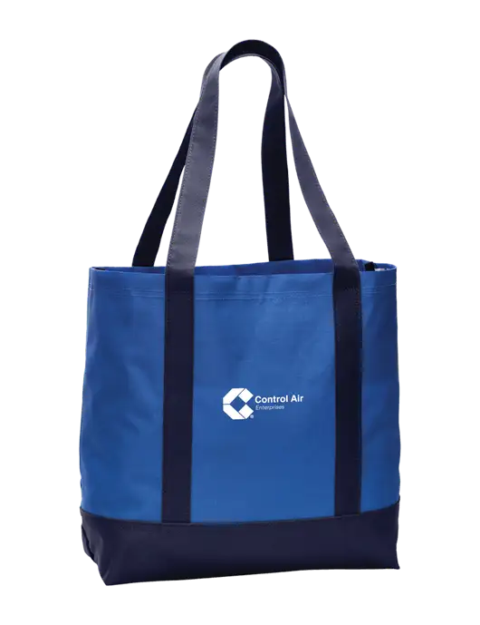 Carryall Blue/Navy Day Tote Twilight w/Control Air Enterprises Logo