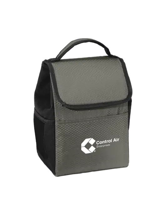 Lunch Bag Grey/Black Cooler w/Control Air Enterprises Logo