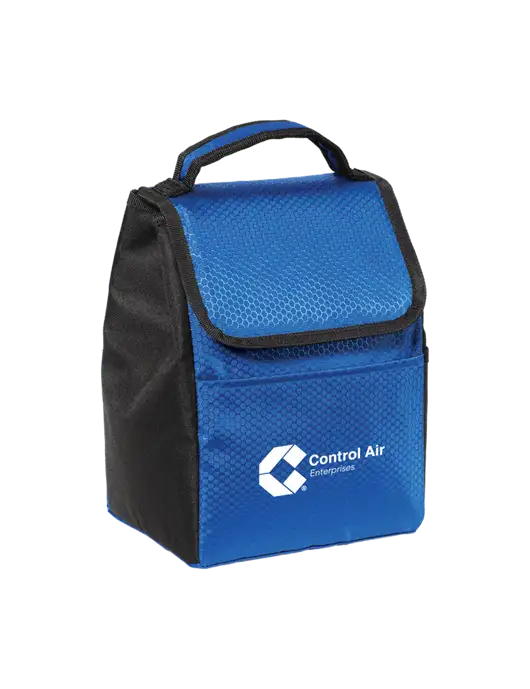 Lunch Bag Twilight Blue/Black Cooler w/Control Air Enterprises Logo