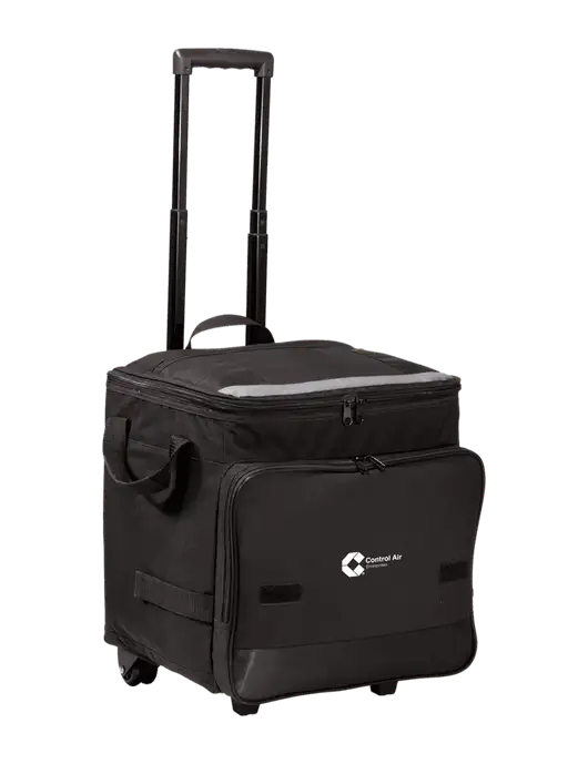 Black Rolling Cooler w/Control Air Enterprises Logo