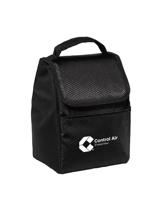 Lunch Bag Black Cooler w/Control Air Enterprises Logo