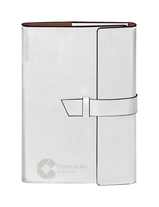 Fabrizio White 6.875 x 9.56 Portfolio w/Control Air Enterprises Logo