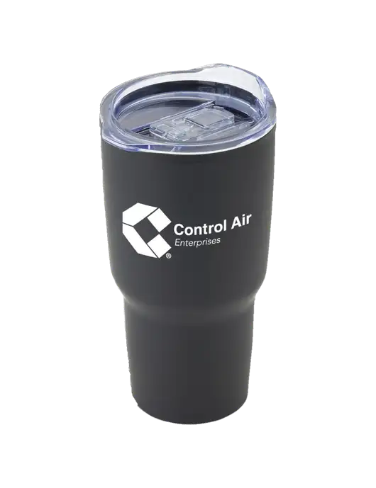 Odyssey Black 30 oz Travel Tumbler w/Control Air Enterprises Logo