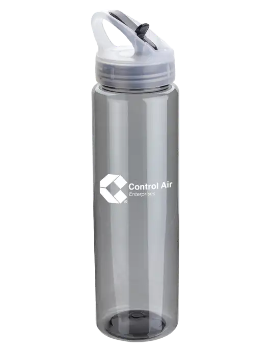 Buddy Smoke 32 oz PET Bottle with Flip Lid w/Control Air Enterprises Logo